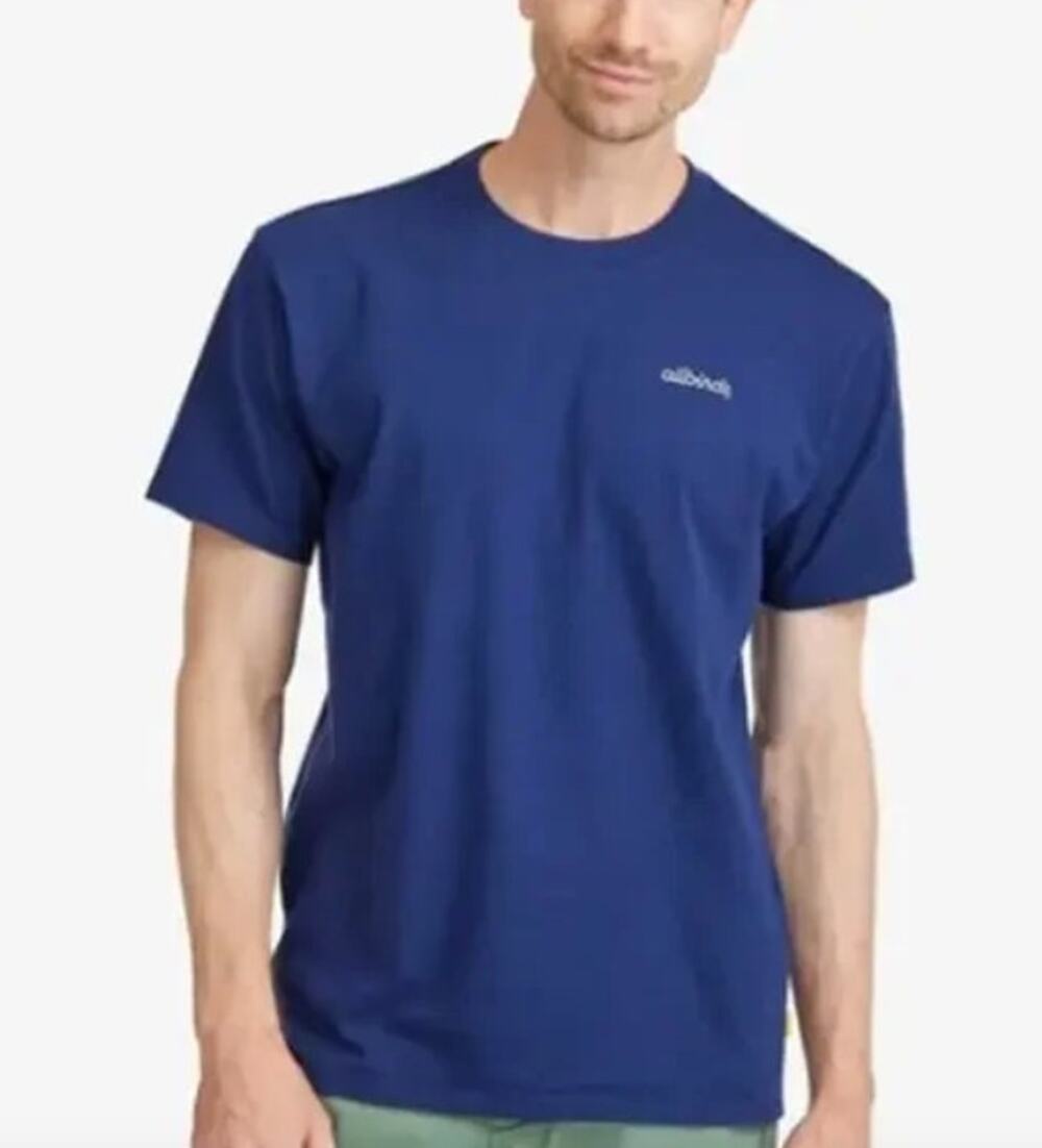 Allbirds NWT Men's Deep Navy Blue All Good Cotton Logo T-Shirt Size S